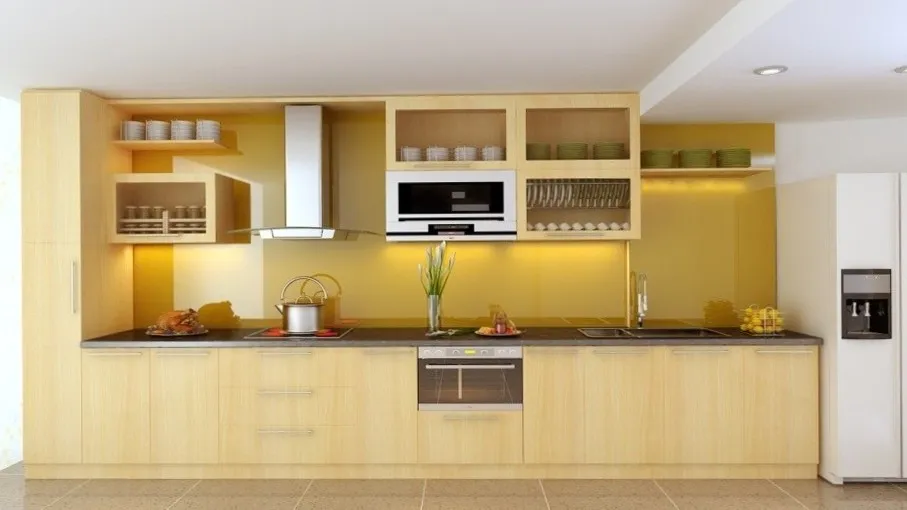 Tủ bếp Veneer